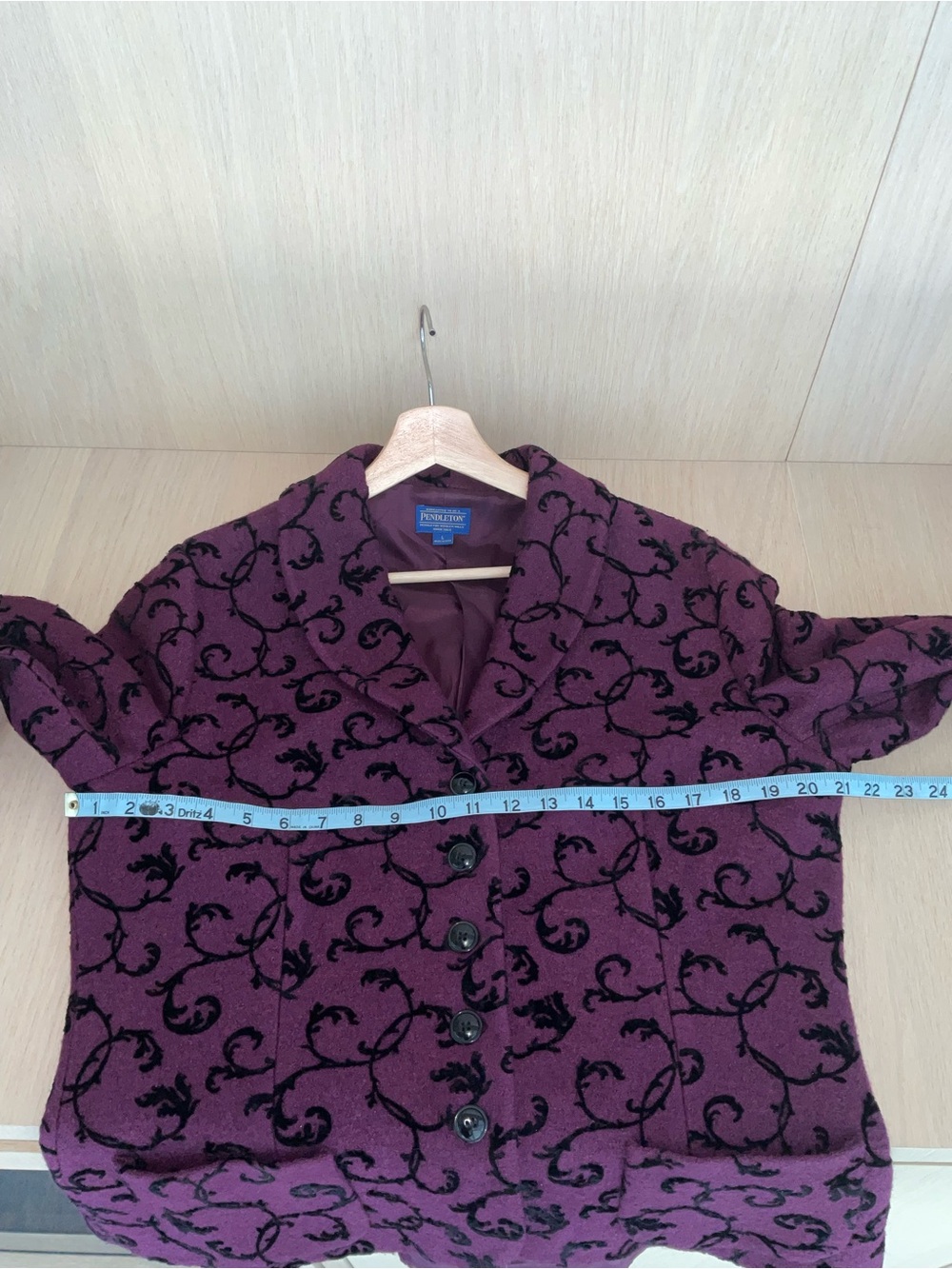 Pendleton Purple Patterned Blazer Jacket - Picture 8 of 9